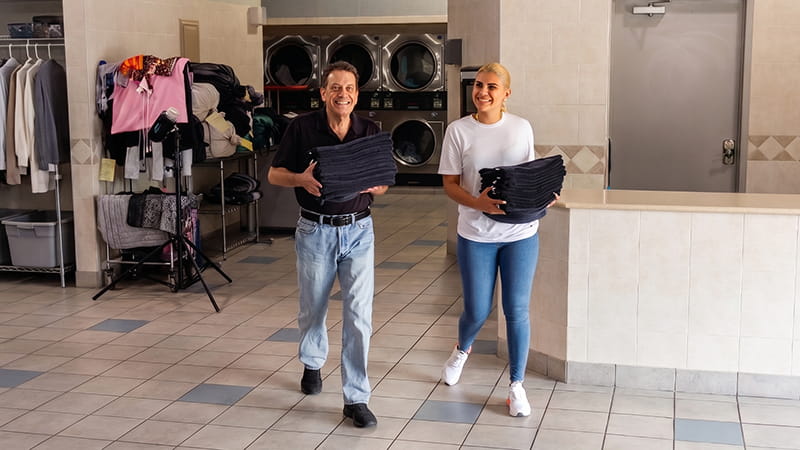 Contact Showcase Laundromat New Jersey locations for self-service laundry, wash and fold, and commercial services